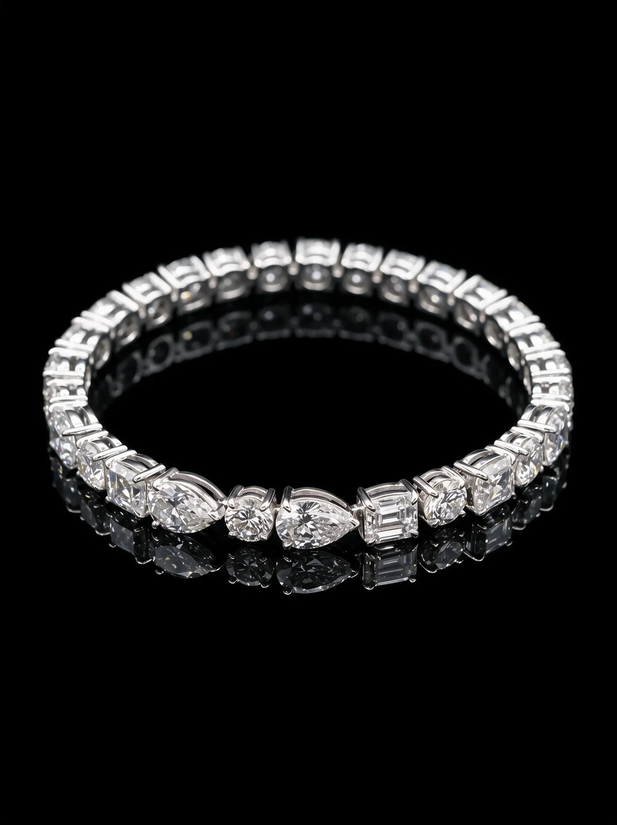 Fancy Diamond Tennis Bracelet