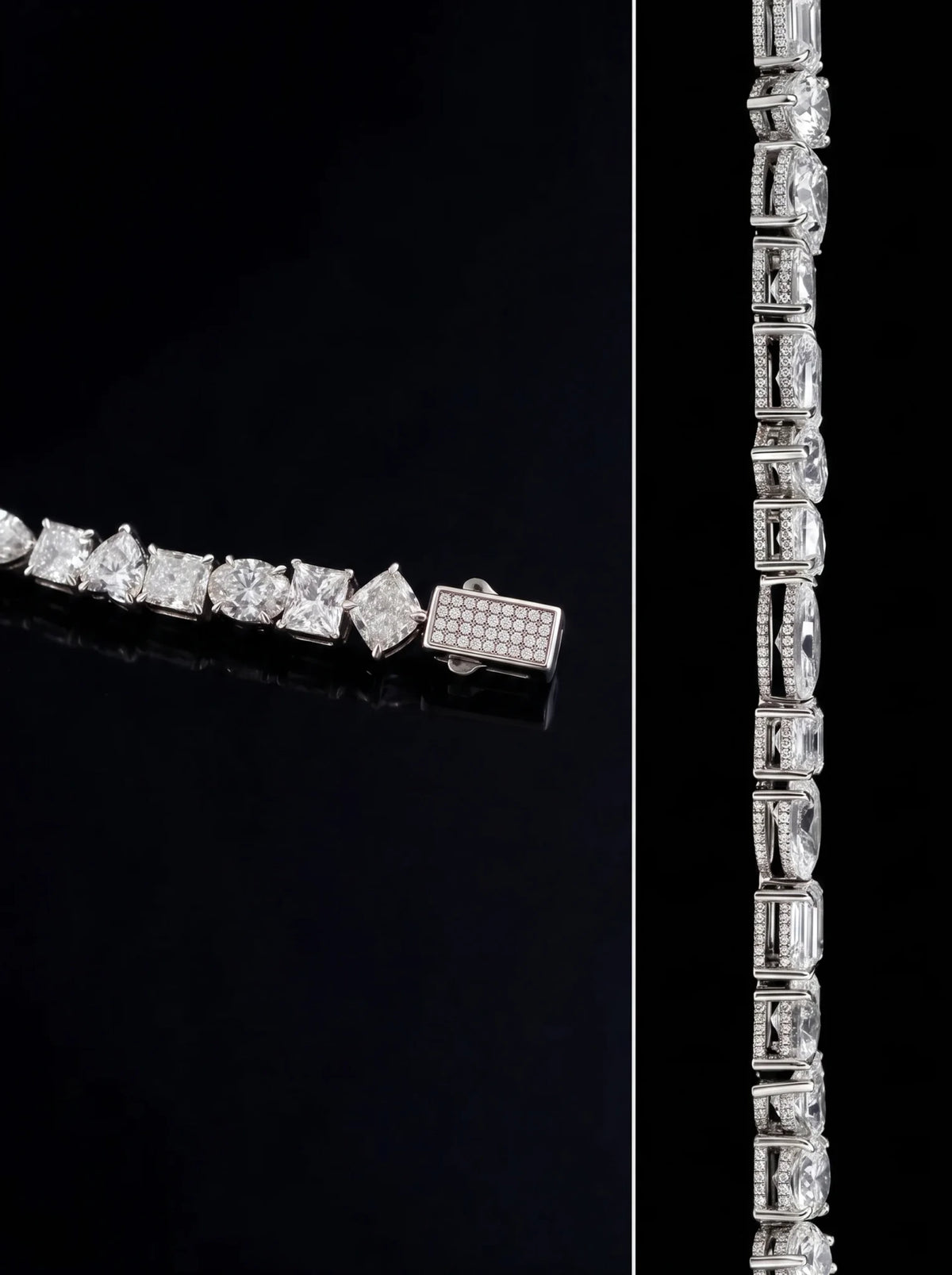 Fancy Diamond Tennis Bracelet - 2