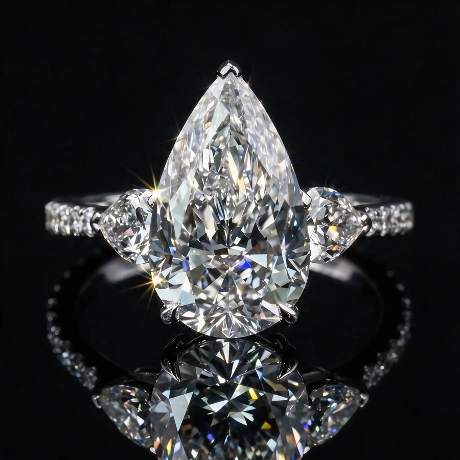 Pear Diamond Ring