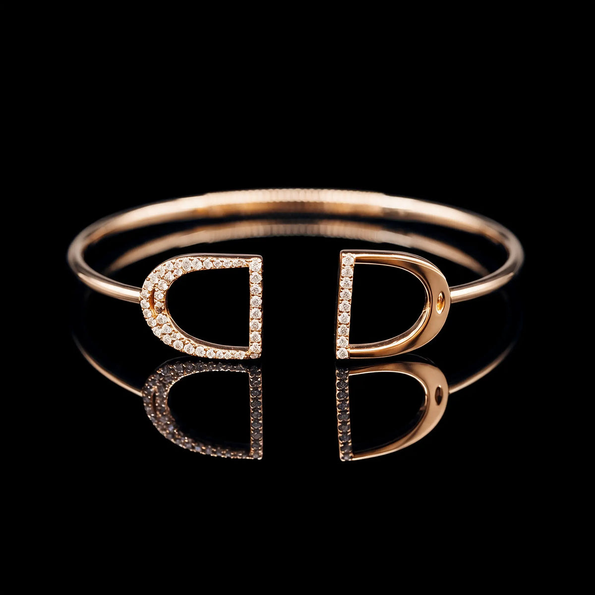 Diamond Stirrup Bracelet
