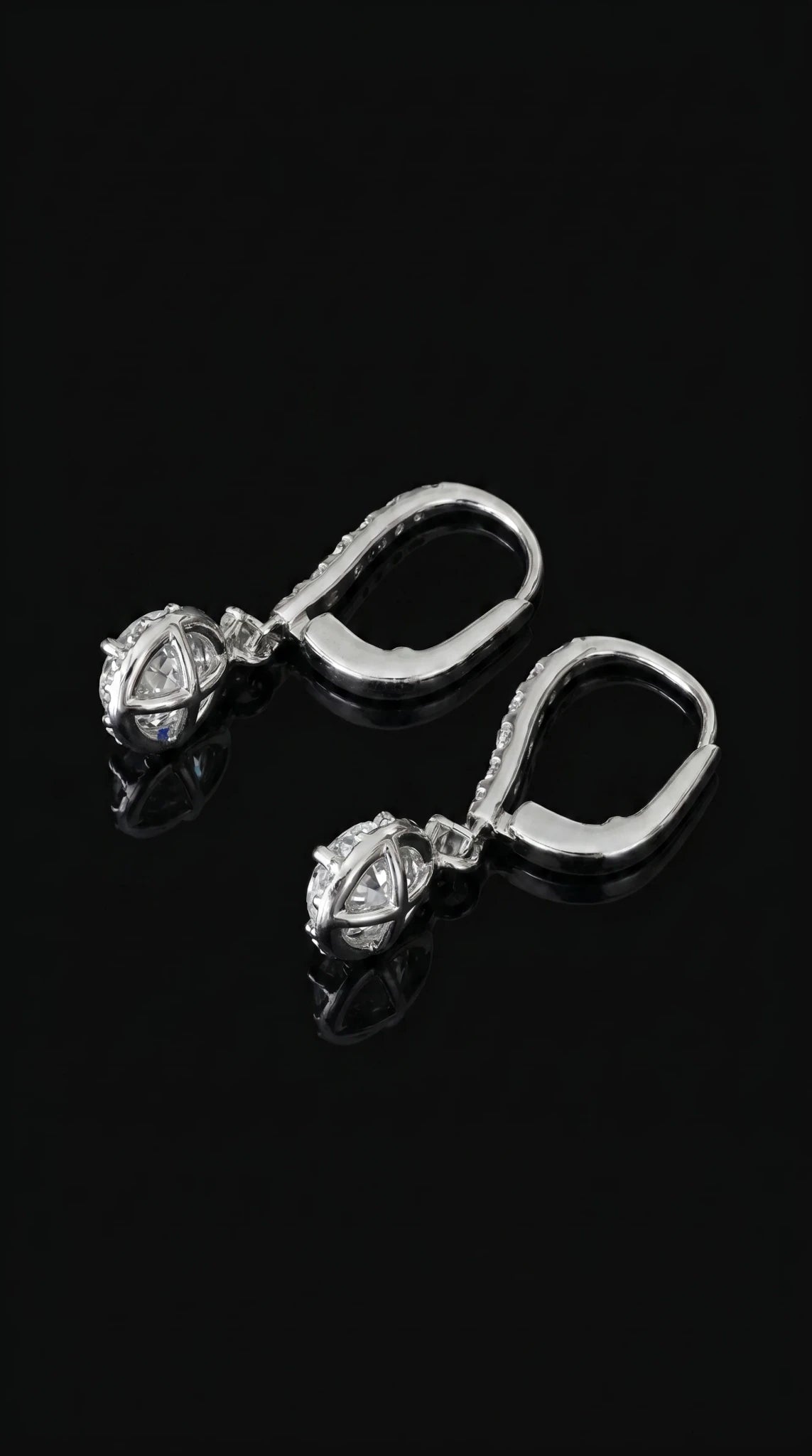 Round Diamond Earrings - 2