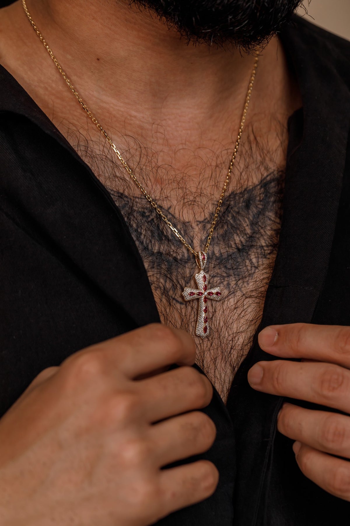 Diamond Cross Necklace - 2