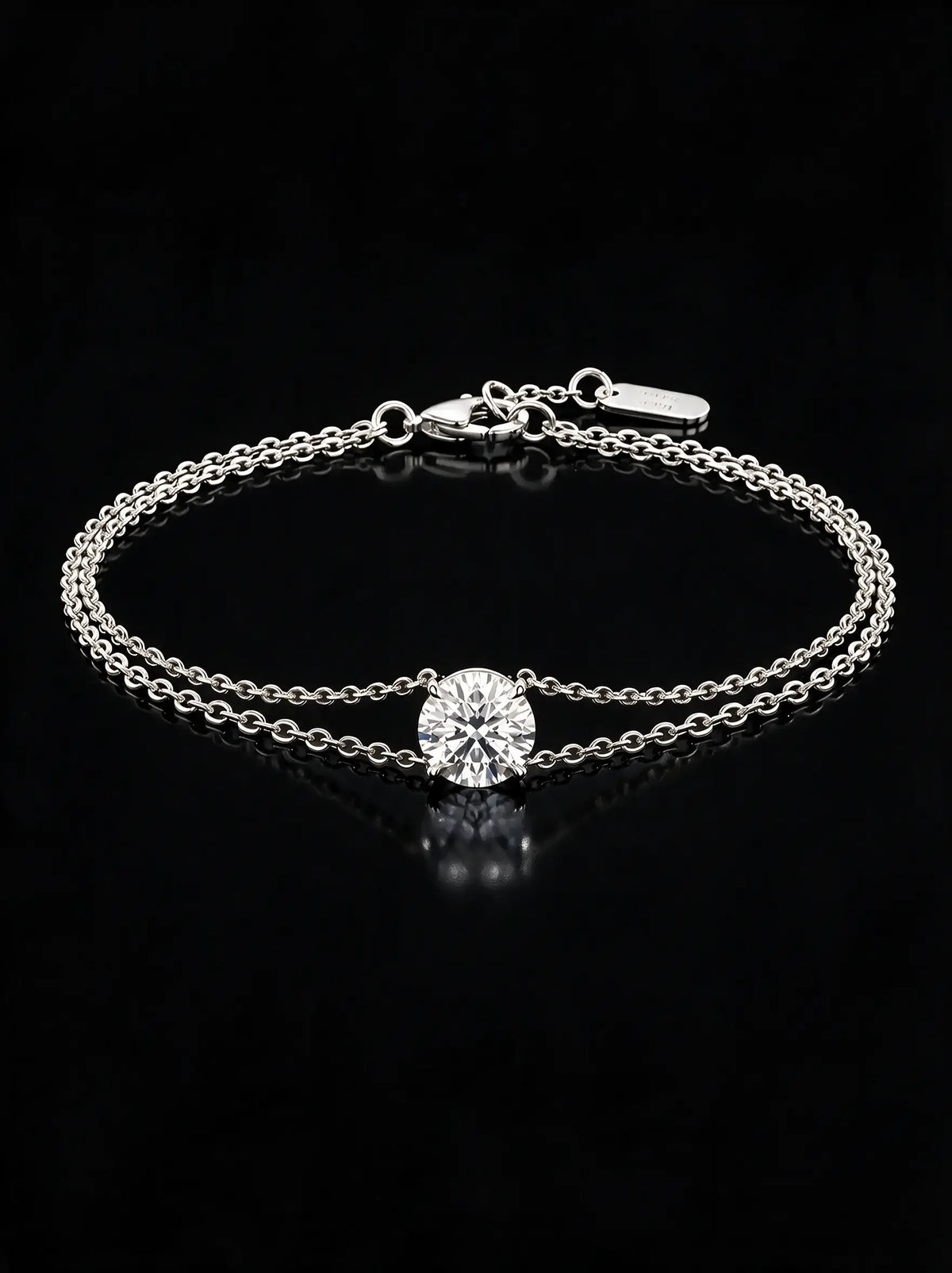 Diamond Bracelet - Round, White Gold