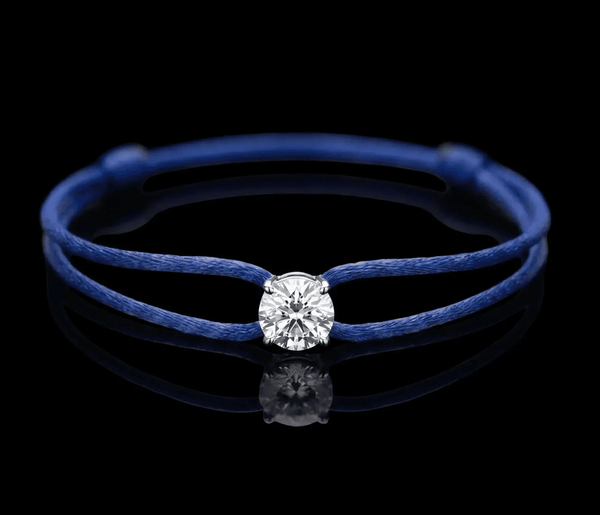 Diamond Satin Bracelet - Round