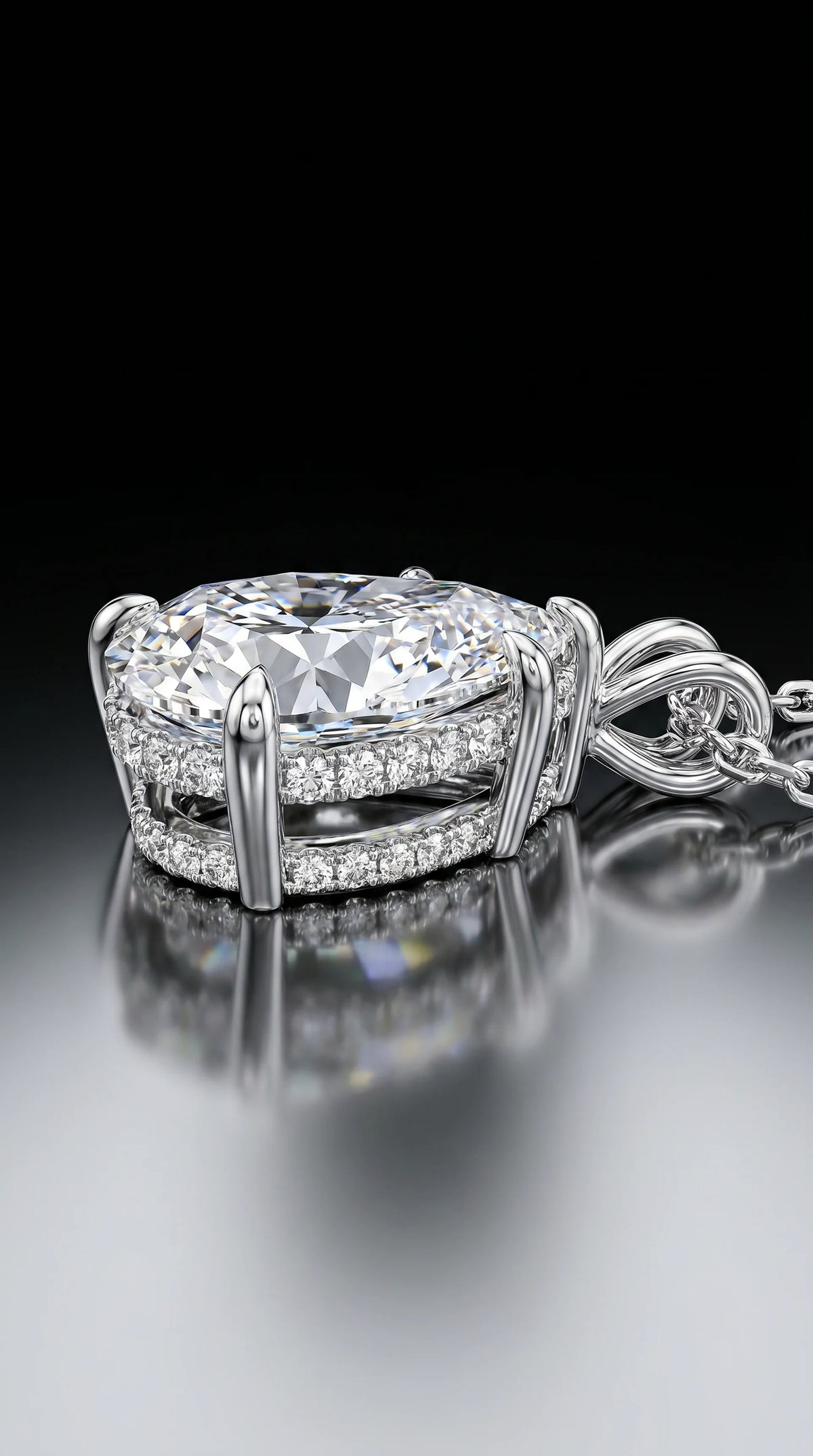 Pear Diamond Necklace - 2