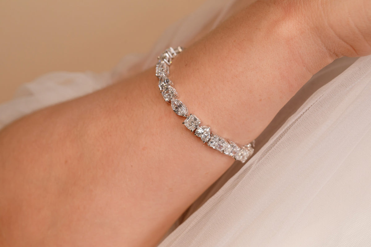 Fancy Diamond Tennis Bracelet - 3