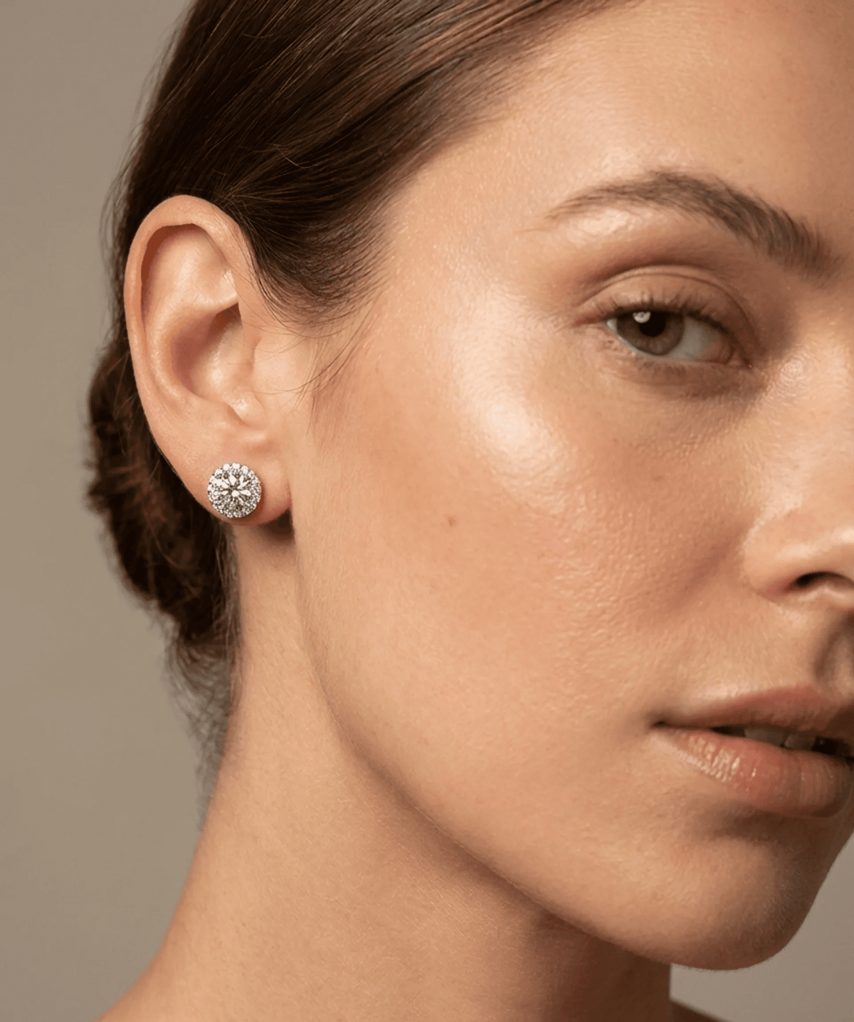 Diamond Studs with Halo - 2