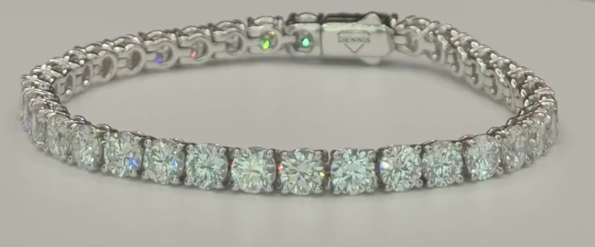 Diamond Tennis Bracelet 4.45MM video