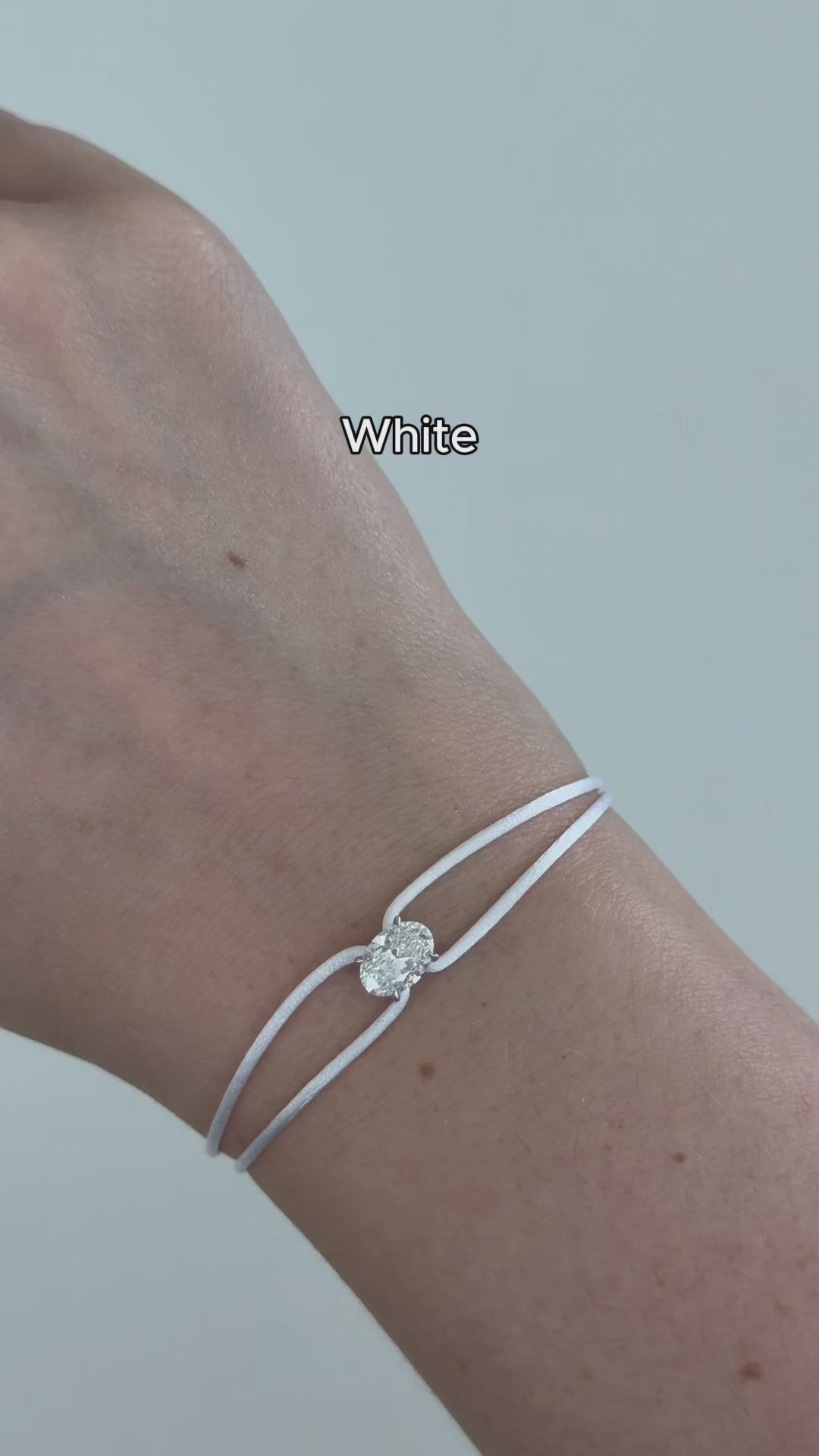 Diamond Satin Bracelet - Oval video