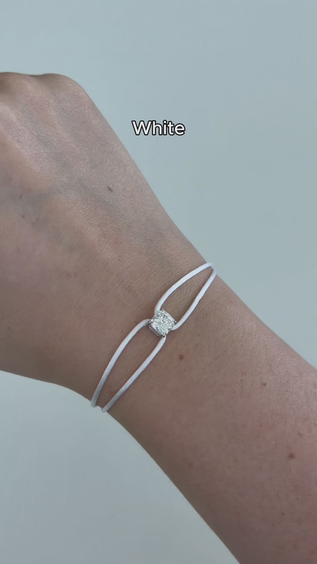 Diamond Satin Bracelet - Cushion video