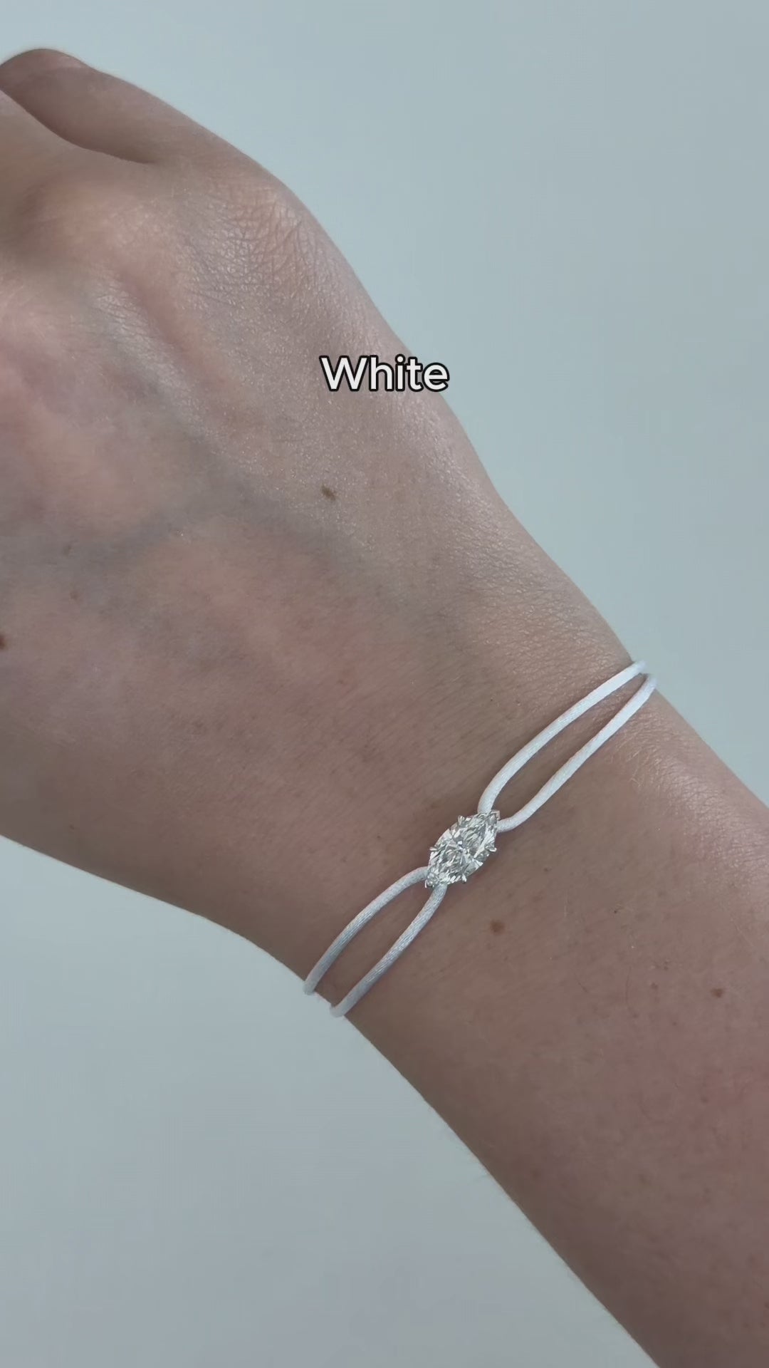 Diamond Satin Bracelet - Marquise video