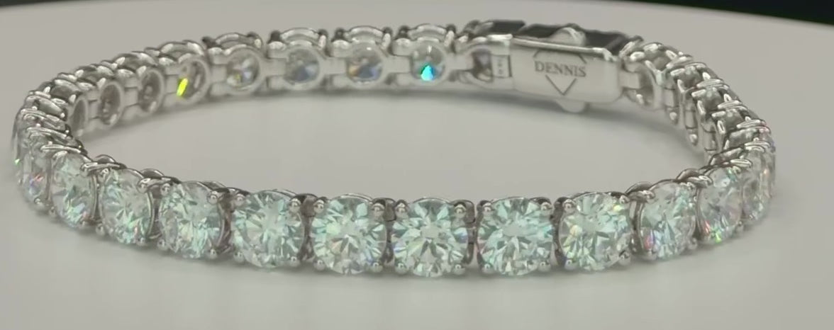 Diamond Tennis Bracelet 6MM video
