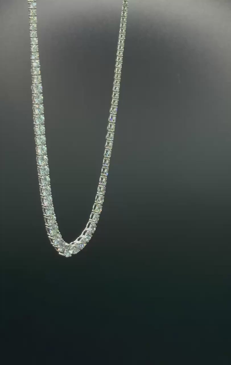 Diamond Tennis Necklace video