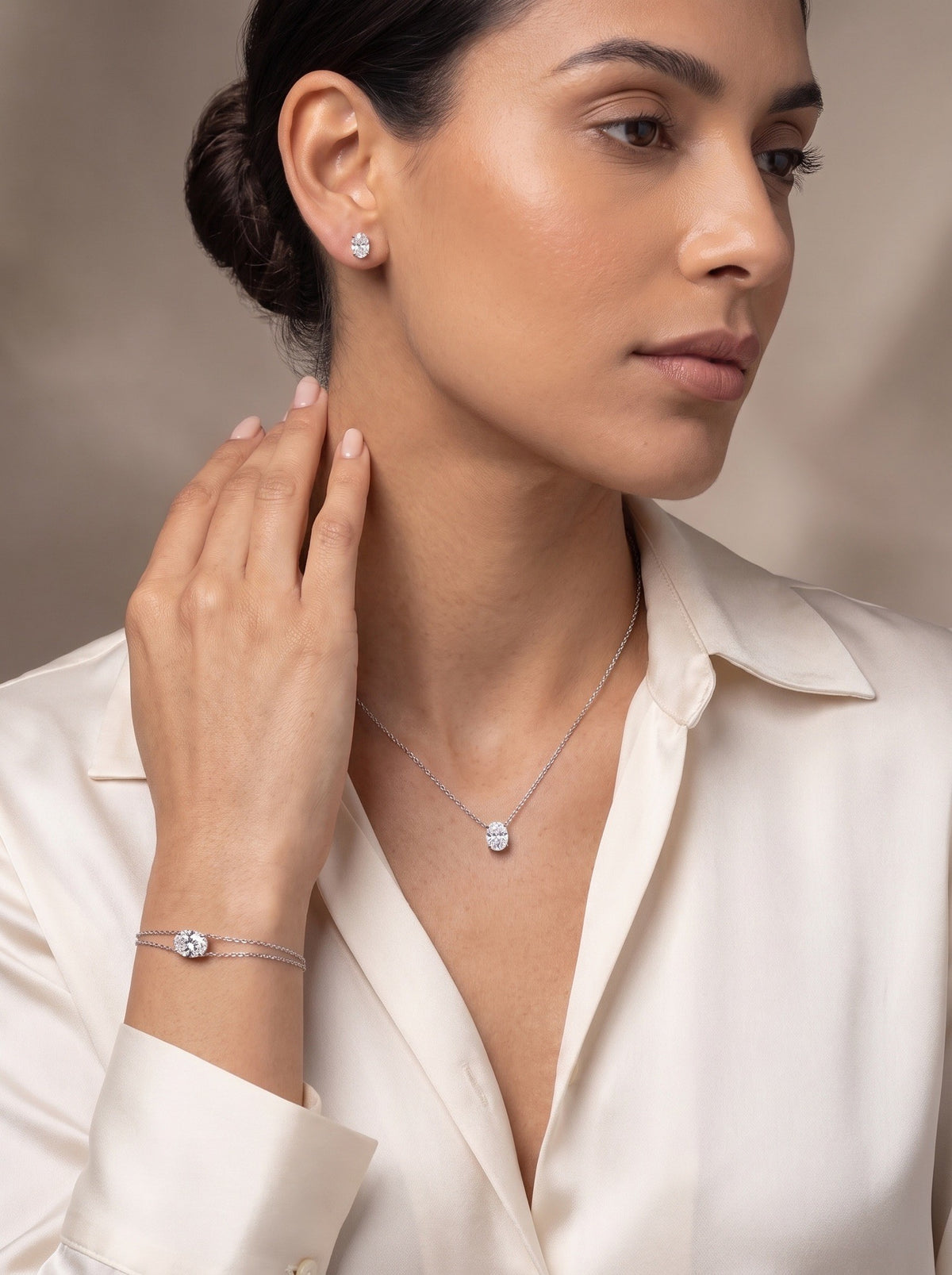 Diamond Set - Oval - 4